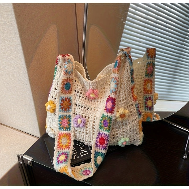 Lily™ | Soft Knitted Flower Bag