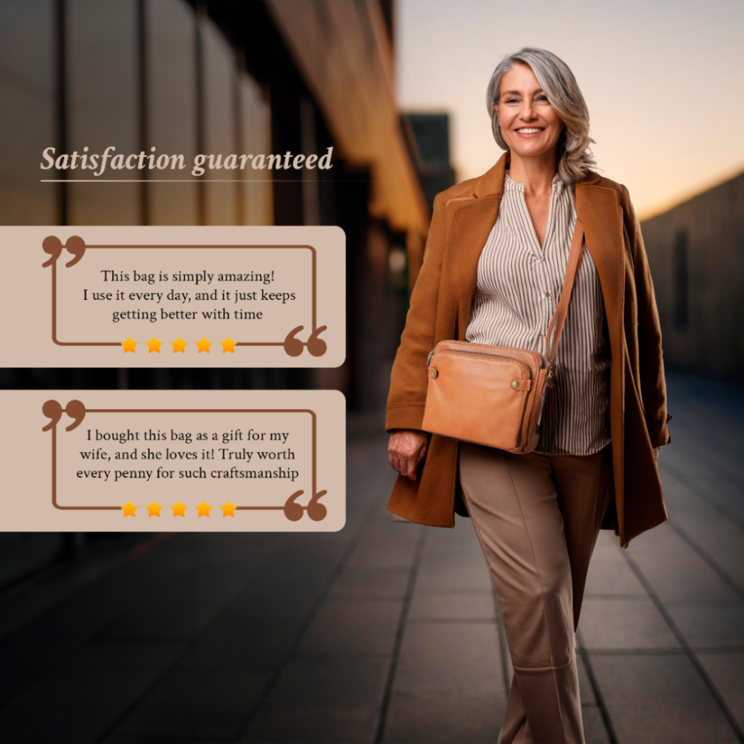 Kimberly™ | Classic Leather Crossbody