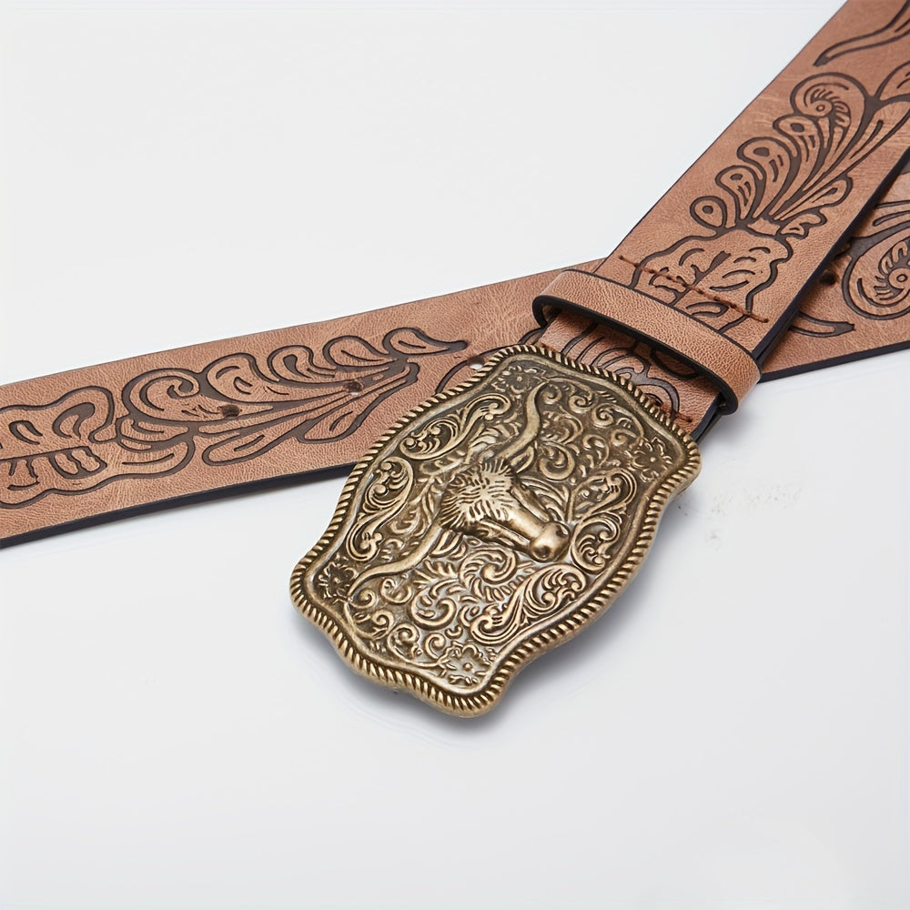 Rebecca™ | Western Bull Head Buckle Belt