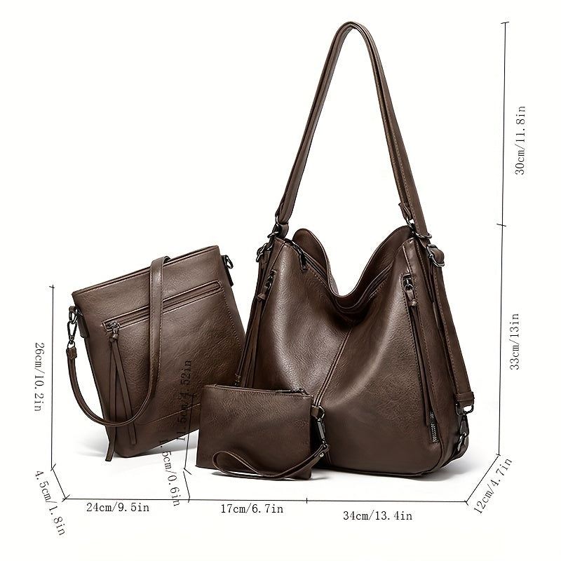 Amelia™ | Vintage Leather Tote Bag