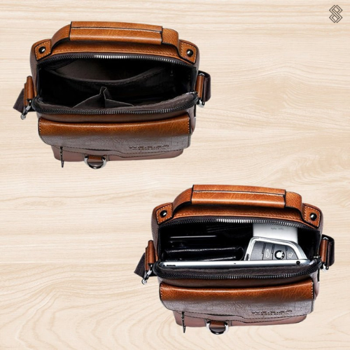 Cynthia™ | Practical Leather Bag