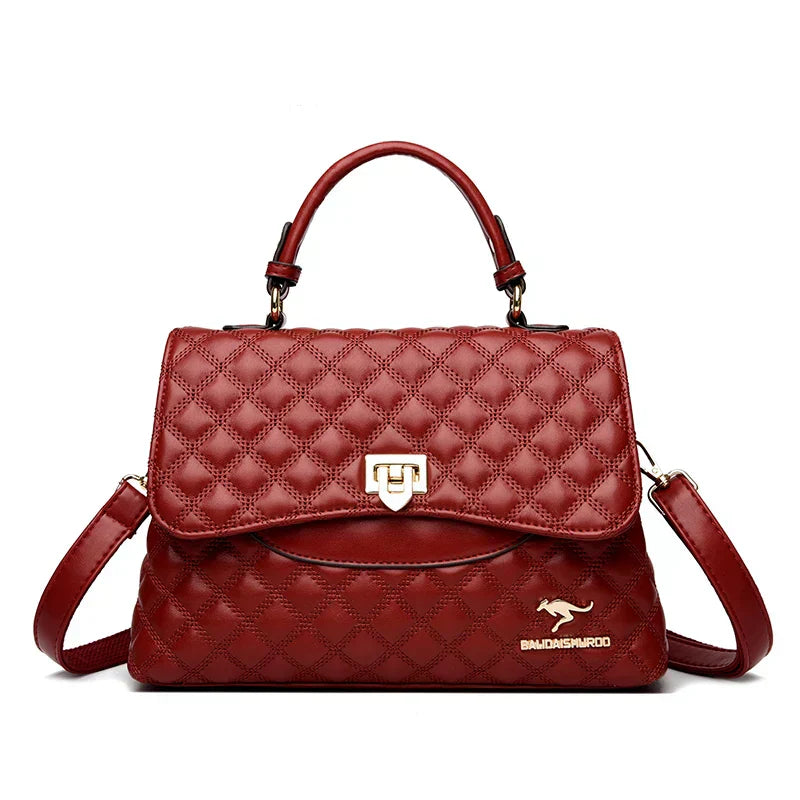 Eleanor™ | Quilted Leather Satchel