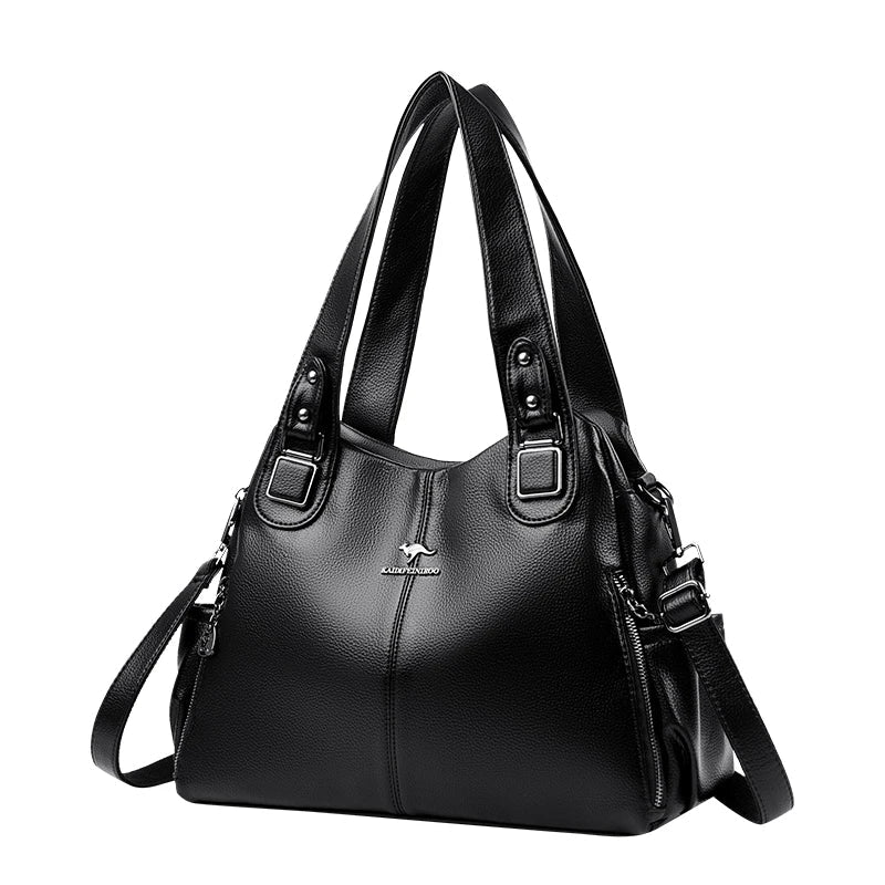 Amelia™ | Vintage Leather Shoulder Bag