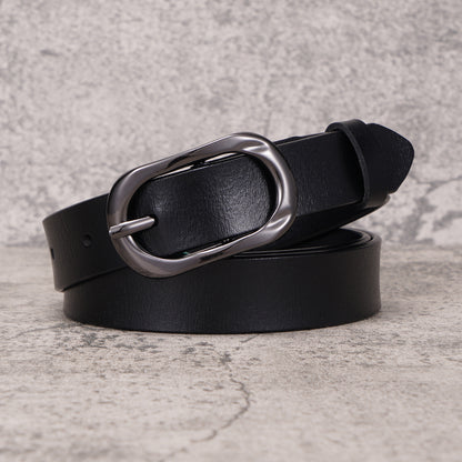 Elizabeth™ | Minimalist Metallic Buckle Belt