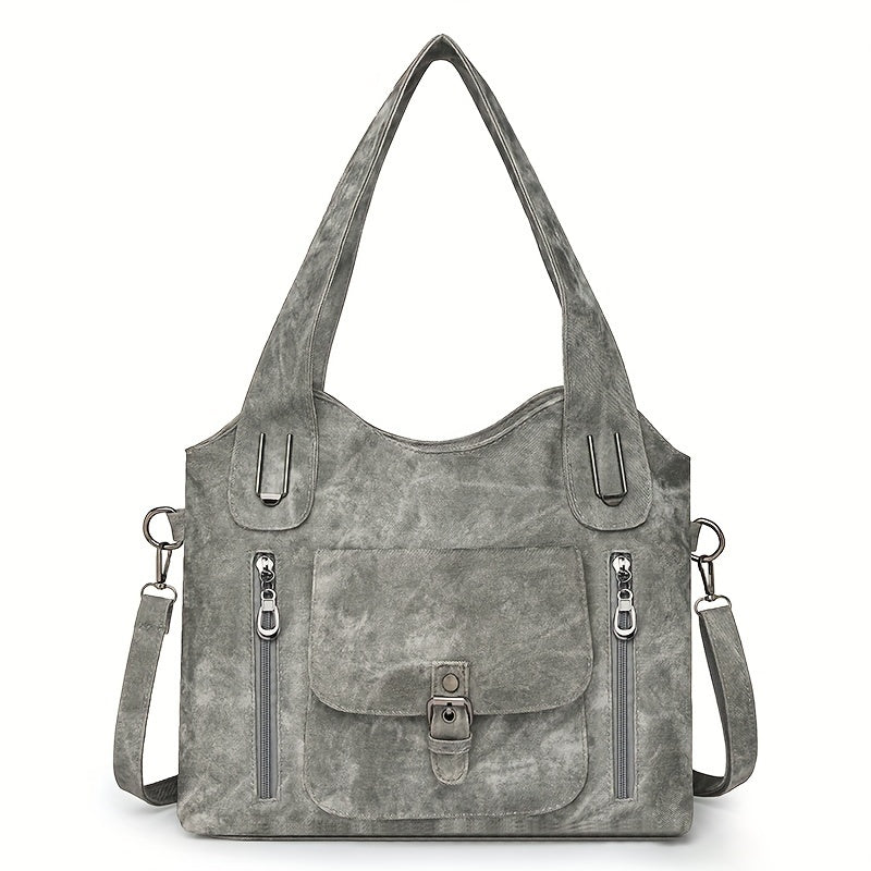 Pearl™ | Retro Leather Tote Bag