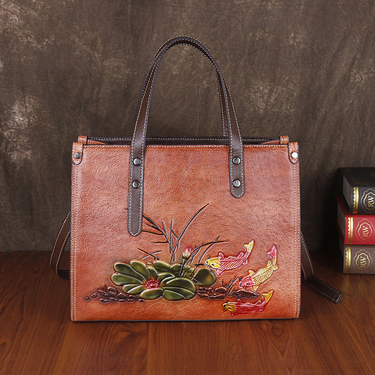 Evelyn™ | Cowhide Versatile Bag