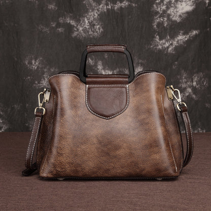 Edith™ | Cowhide Messenger Bag