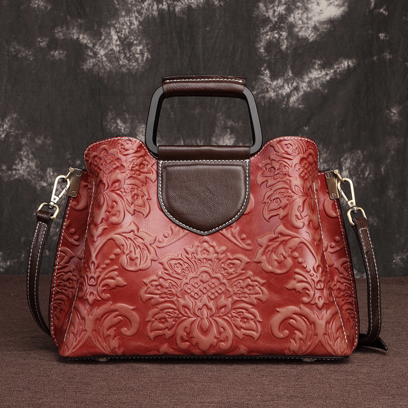 Edith™ | Cowhide Messenger Bag