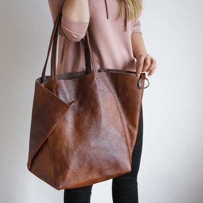 Hazel™ | Timeless Leather Handbag
