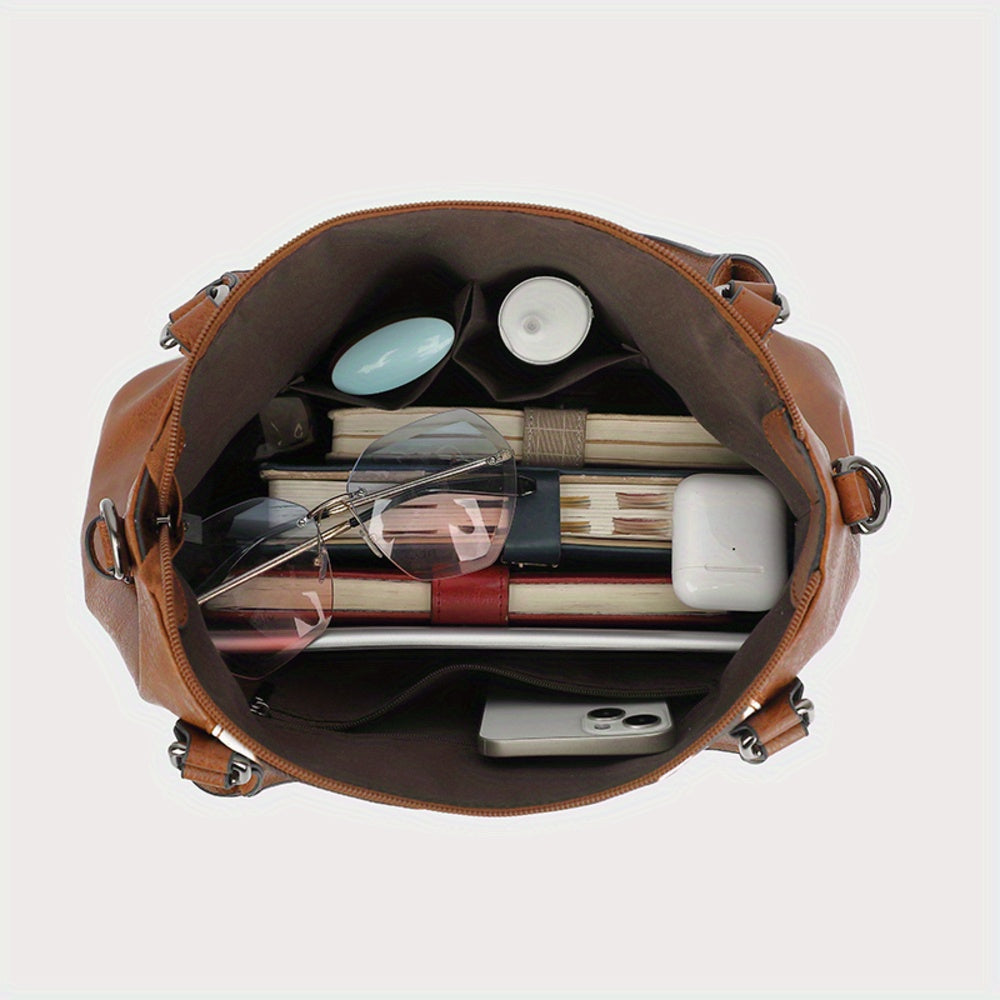 Charlotte™ | Statement Leather Tote Bag