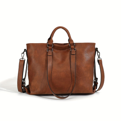 Catherine™ | Modern Leather Tote Bag