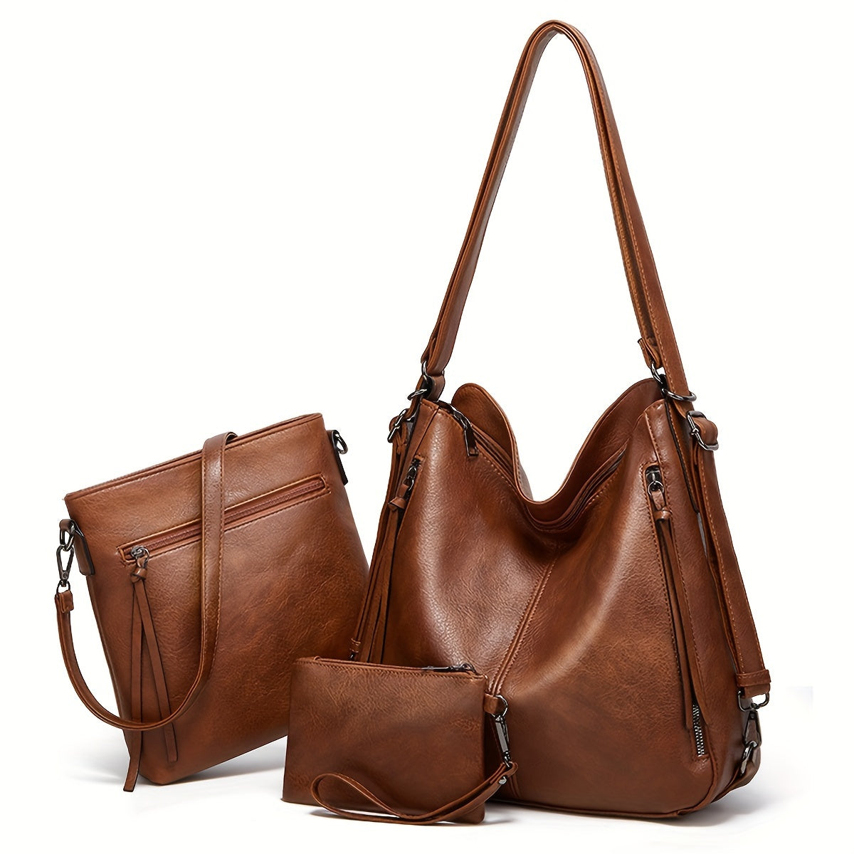 Amelia™ | Vintage Leather Tote Bag
