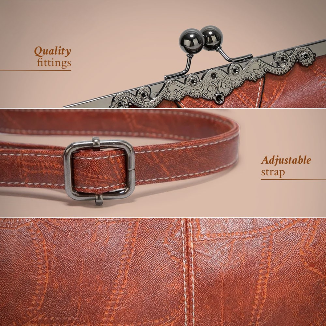 Lily™ | Leather Vintage Charm Bag