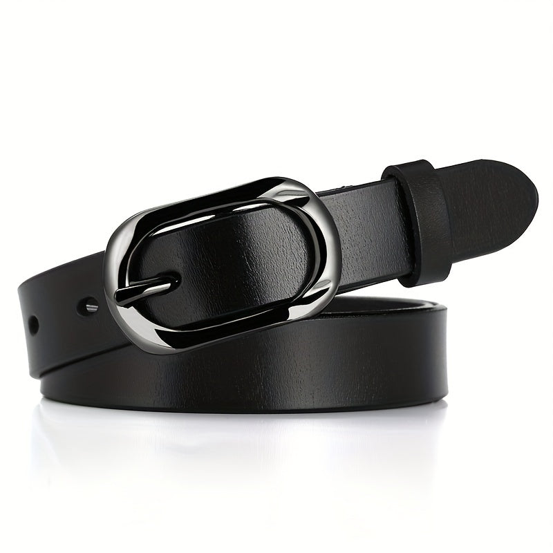 Elizabeth™ | Minimalist Metallic Buckle Belt