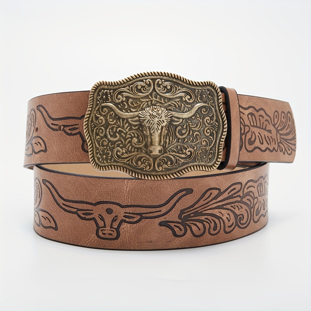 Rebecca™ | Western Bull Head Buckle Belt