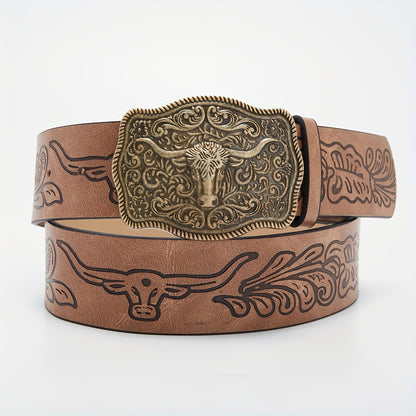 Rebecca™ | Western Bull Head Buckle Belt