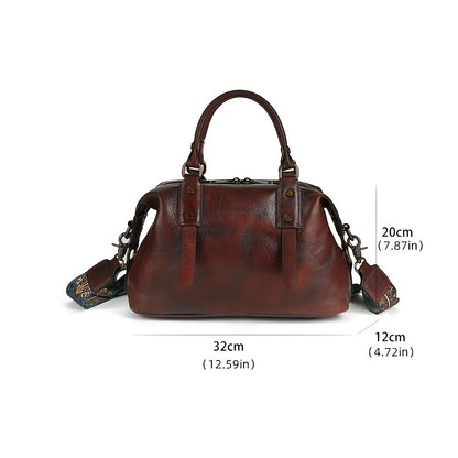 Vivian™ | Doctor-Style Leather Bag