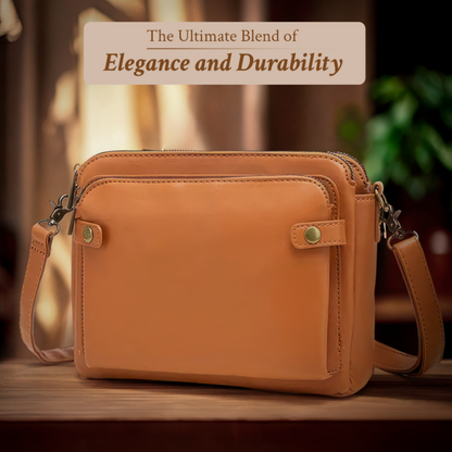 Kimberly™ | Classic Leather Crossbody