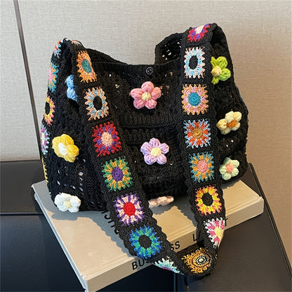 Lily™ | Soft Knitted Flower Bag
