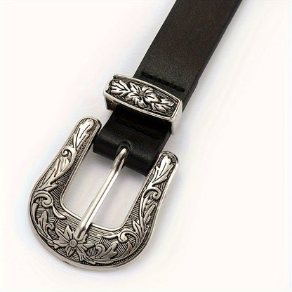 Katherine™ | Vintage Carved Buckle Belt