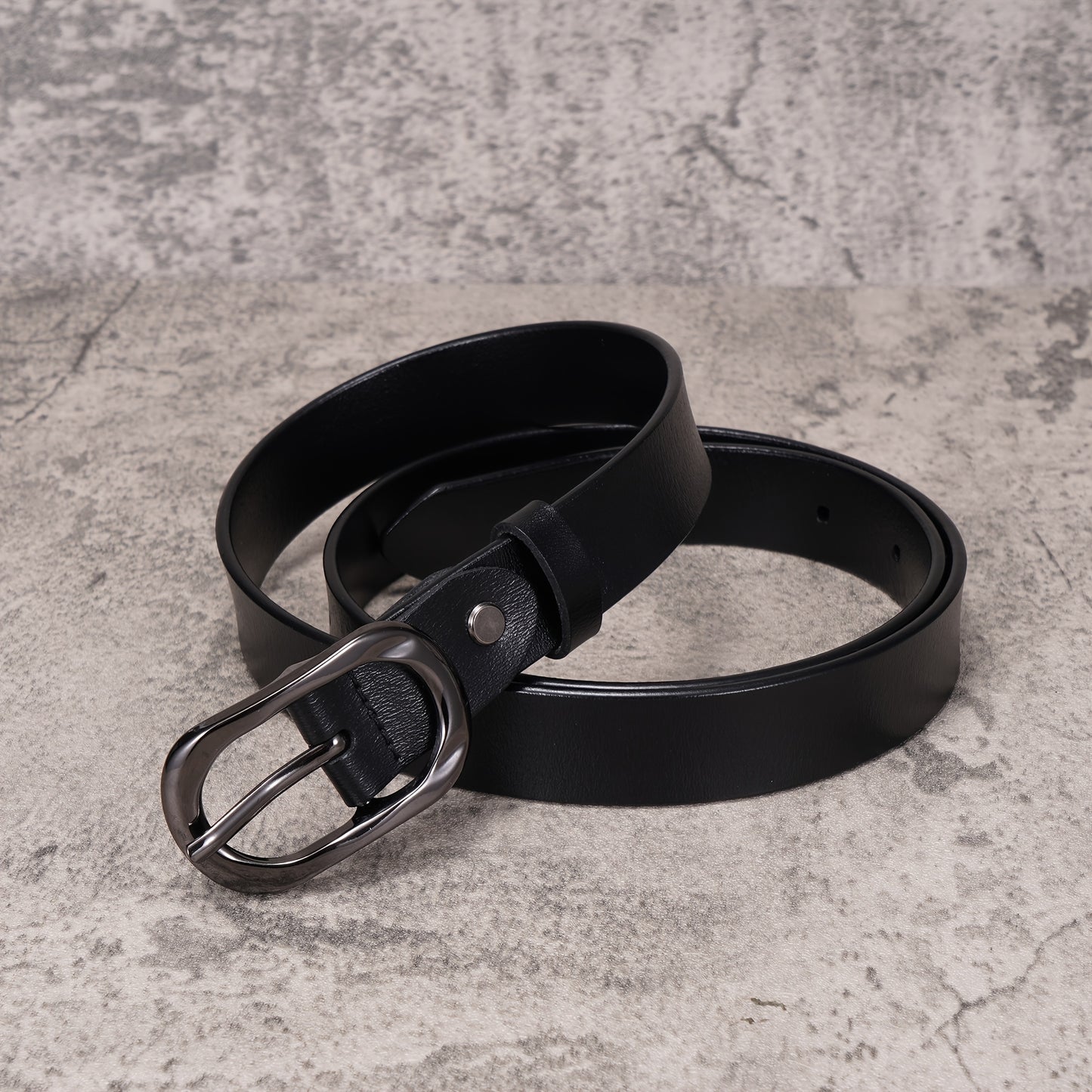 Elizabeth™ | Minimalist Metallic Buckle Belt