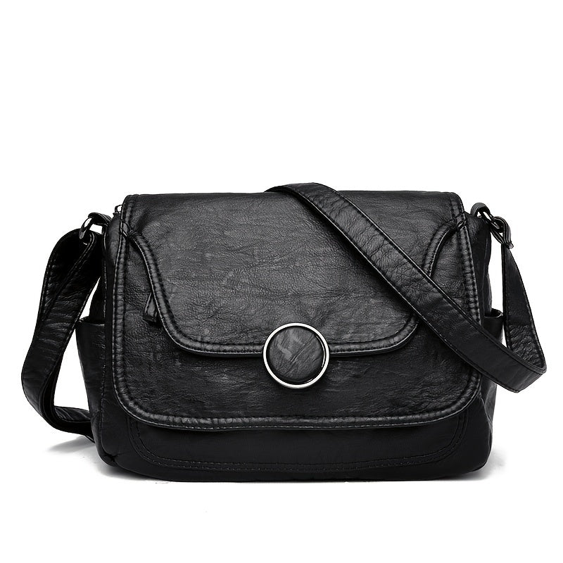 Emma™ | Retro Leather Crossbody Bag