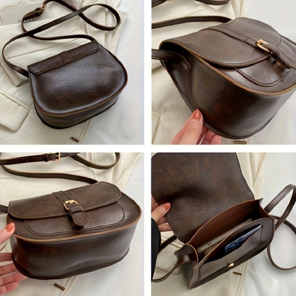 Evelyn™ | Classic Saddle Crossbody Bag