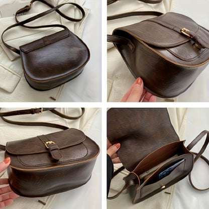 Evelyn™ | Classic Saddle Crossbody Bag