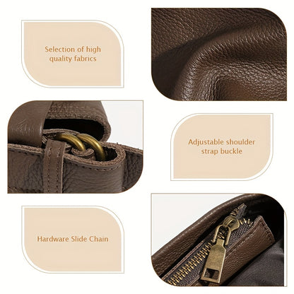 Evelyn™ | Spacious Leather Tote Bag