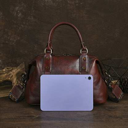 Vivian™ | Doctor-Style Leather Bag