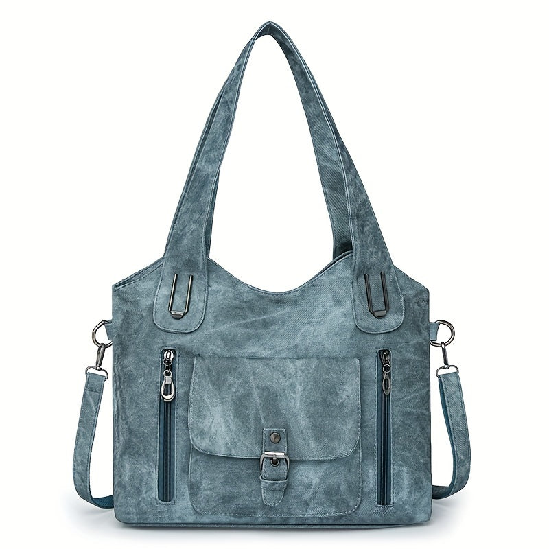 Pearl™ | Retro Leather Tote Bag