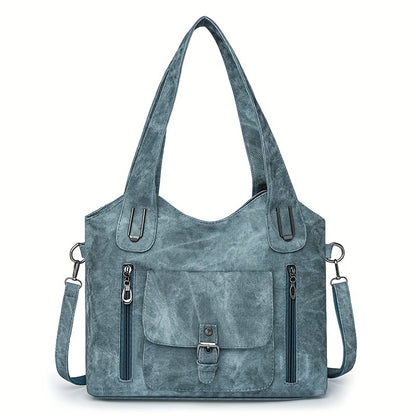 Pearl™ | Retro Leather Tote Bag