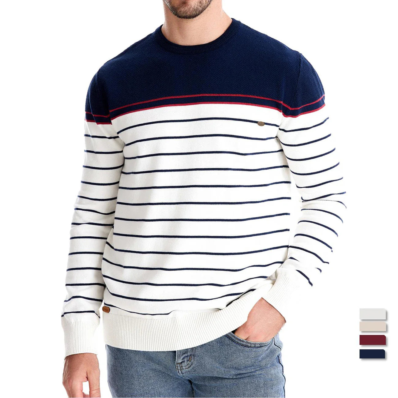 Adrien™ | Striped Sailor Sweater 2