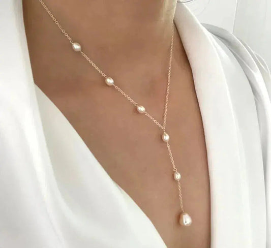 Alba™ | Vintage Pearl Necklace 0