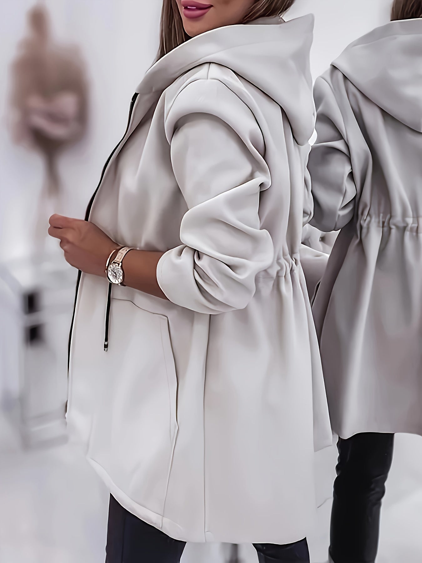 Auriane™ | Elegant Retro Trench Coat 2