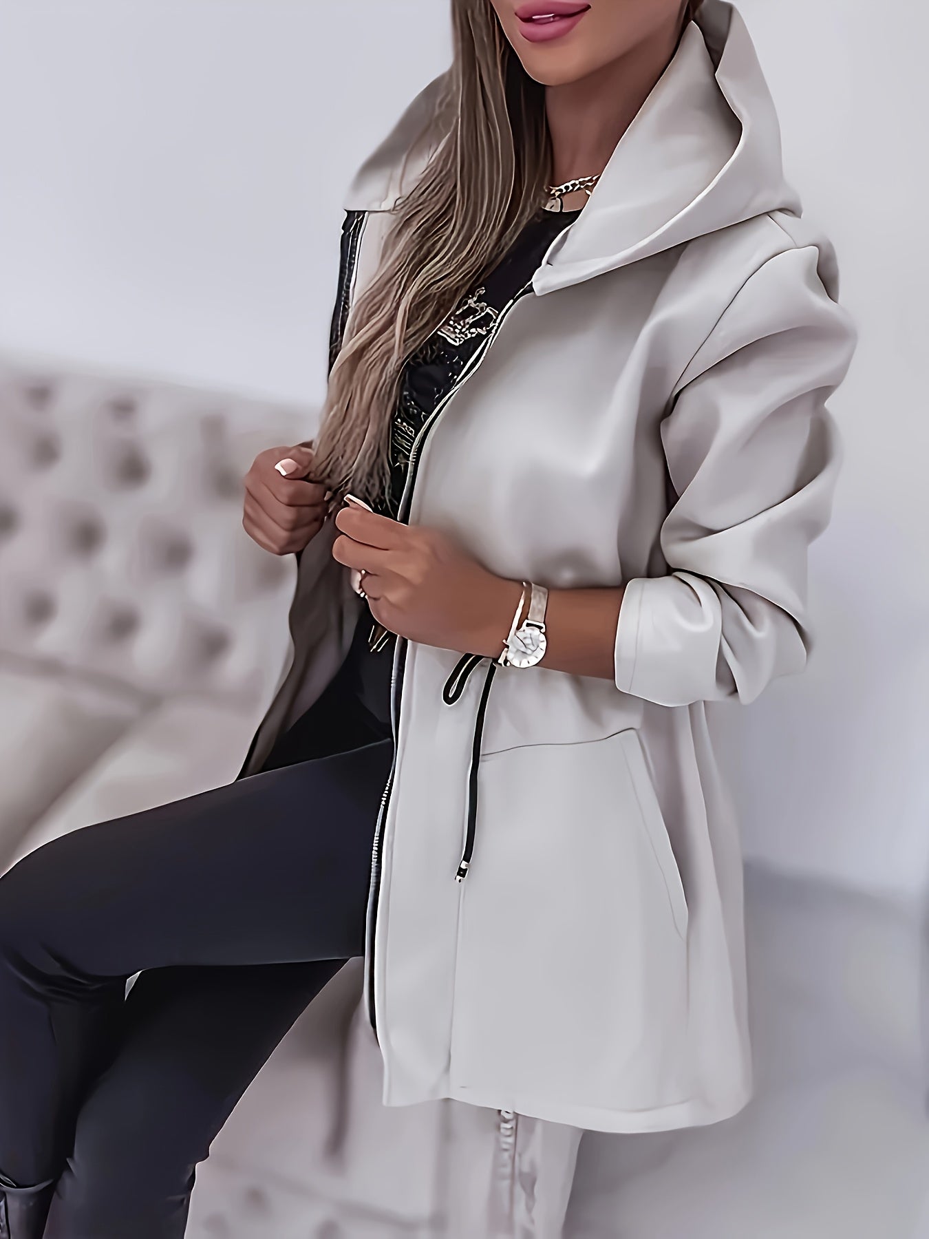 Auriane™ | Elegant Retro Trench Coat 4