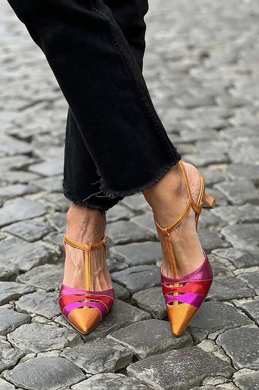Camille™ | Vibrant Satin Heels 0