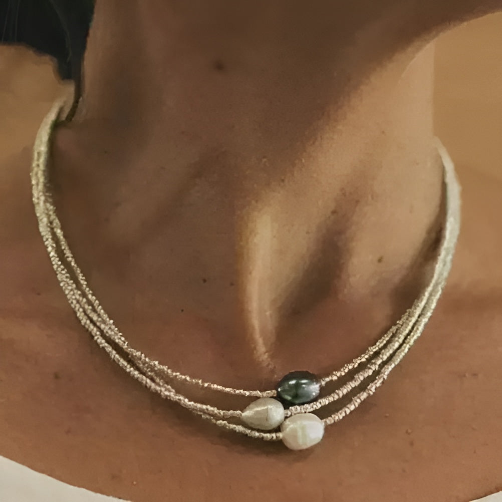 Clara™ | Natural Pearl Necklace 0