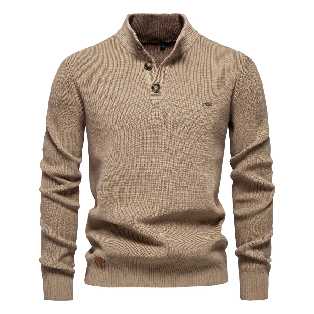 Damien™ | Elegant High Neck Sweater 0