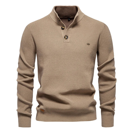 Damien™ | Elegant High Neck Sweater 0