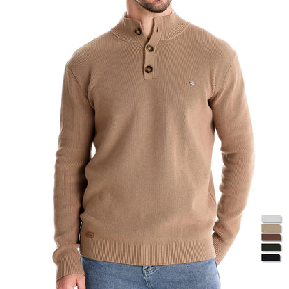 Damien™ | Elegant High Neck Sweater 1
