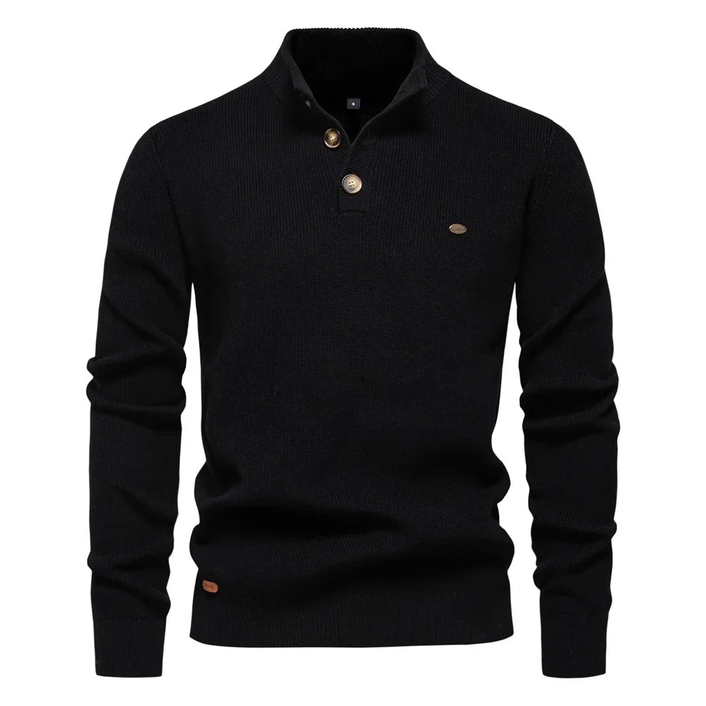 Damien™ | Elegant High Neck Sweater 2