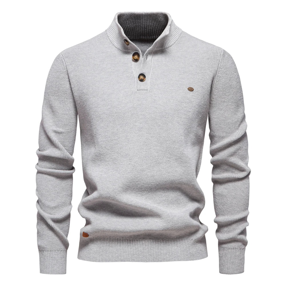 Damien™ | Elegant High Neck Sweater 3