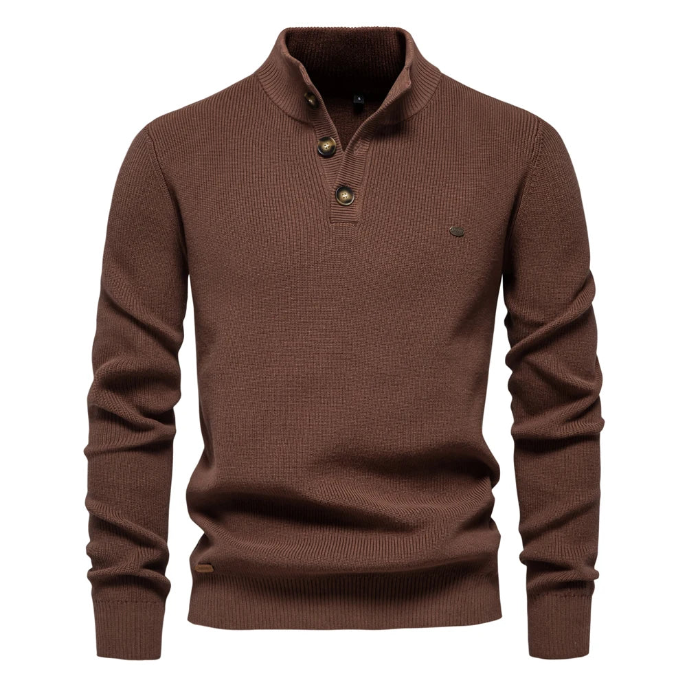Damien™ | Elegant High Neck Sweater 4