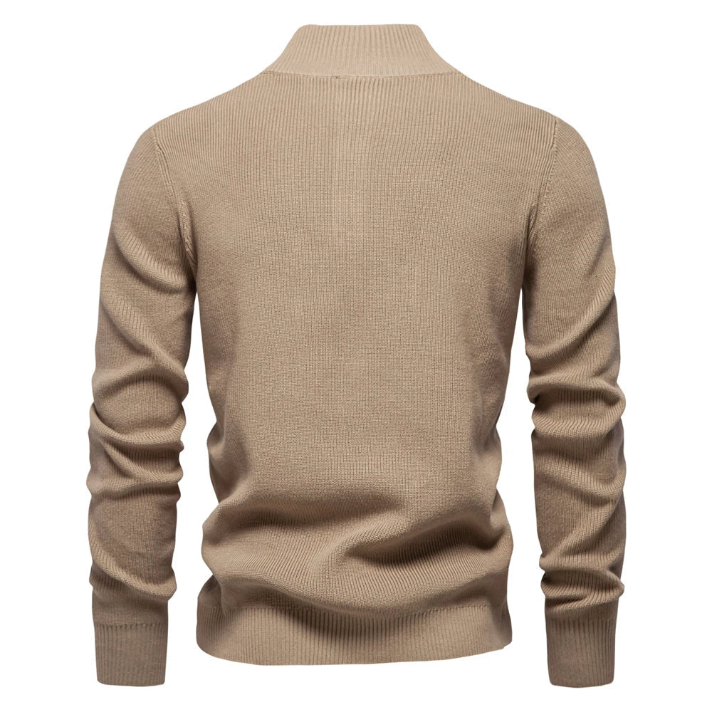 Damien™ | Elegant High Neck Sweater 6