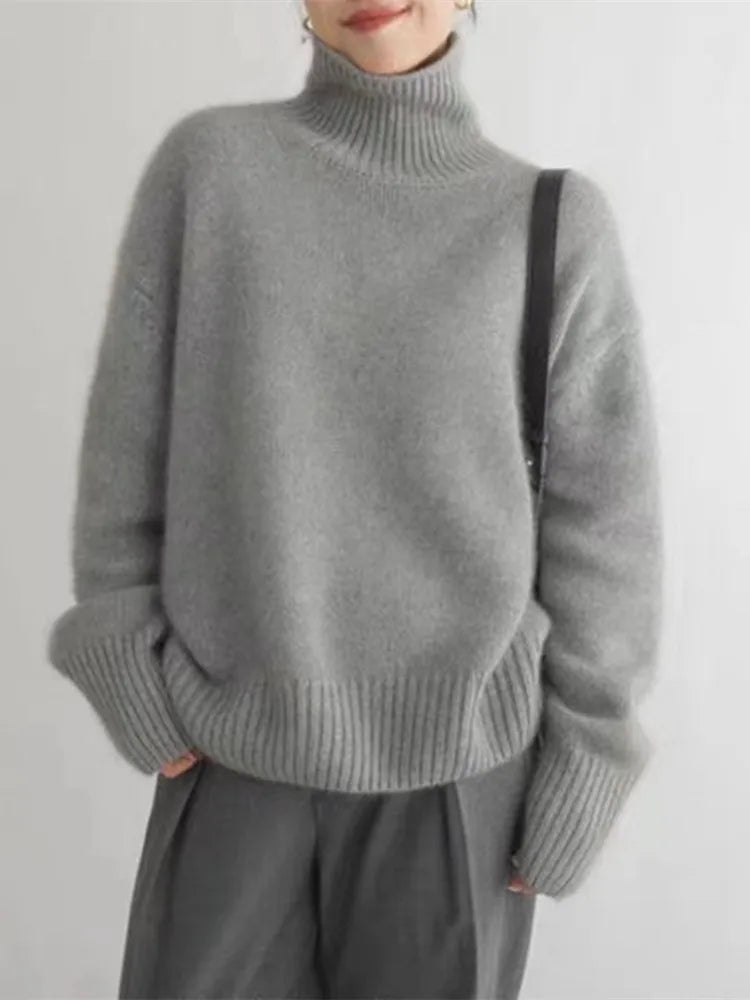 Élodie™ | Cashmere Turtleneck Sweater 3