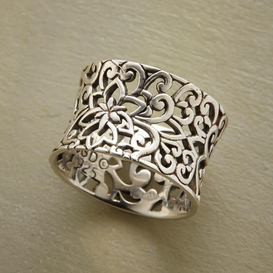 Emilie™ | Shiny Silver Ring 0