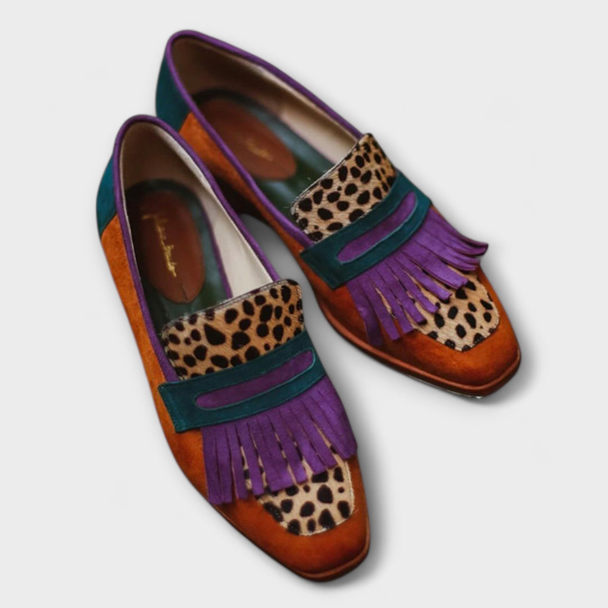 Fallon™ | Leopard Brown Moccasin 0
