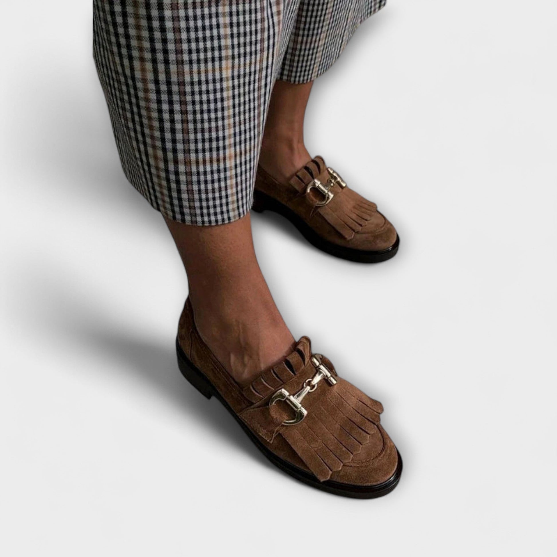 Fleur™ | Brown Round Toe Moccasin 0