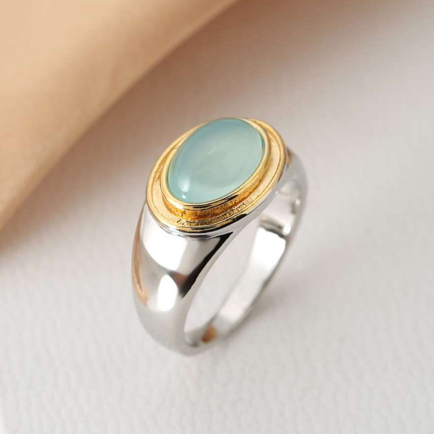 Gabi™ | Green Stone Ring 0
